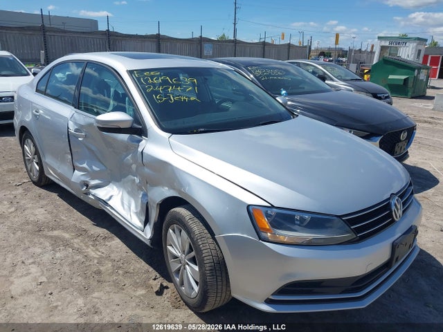12619639 :رقم المزاد ، 3VW2K7AJ3FM247471 vin ، 2015 Volkswagen Jetta 2.0l Trendline/2.0l Trendline+ مزاد بيع
