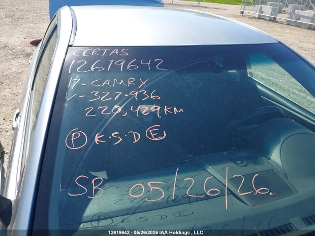 Aukcja sprzedaży 2017 Toyota Camry Le/xle/se/xse, vin: 4T1BF1FK5HU327936, numer aukcji: 12619642