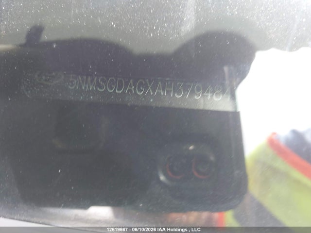 2010 Hyundai Santa Fe მანქანა იყიდება აუქციონზე, vin: 5NMSGDAGXAH379484, აუქციონის ნომერი: 12619667
