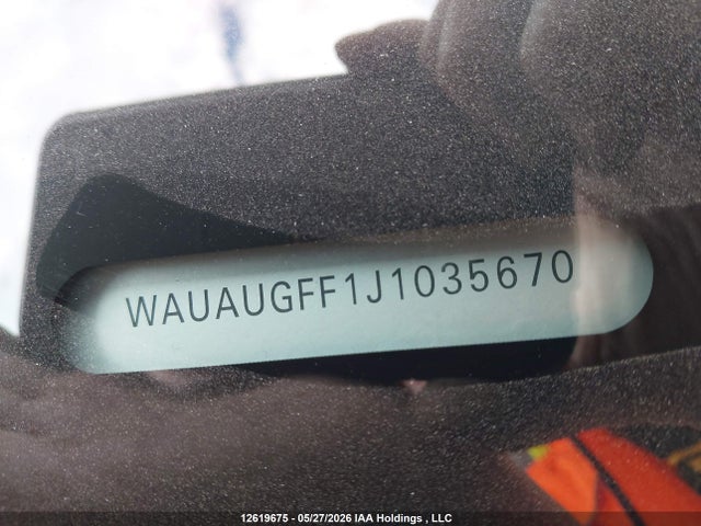 Aukcja sprzedaży 2018 Audi A3 2.0t Komfort, vin: WAUAUGFF1J1035670, numer aukcji: 12619675