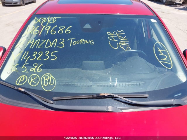 12619686 :رقم المزاد ، JM1BN1V70H1143235 vin ، 2017 Mazda 3 Touring مزاد بيع