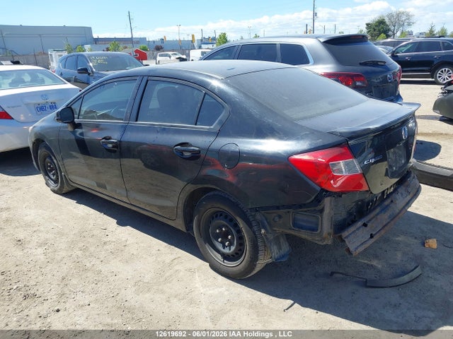 2012 Honda Civic Ex მანქანა იყიდება აუქციონზე, vin: 2HGFB2F52CH038849, აუქციონის ნომერი: 12619692