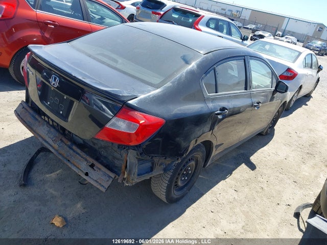 2012 Honda Civic Ex მანქანა იყიდება აუქციონზე, vin: 2HGFB2F52CH038849, აუქციონის ნომერი: 12619692