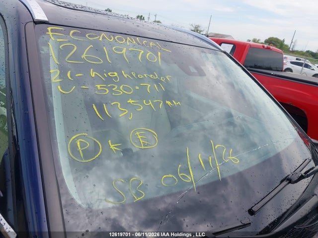 5TDGZRBH9MS530711 Toyota Highlander Xle