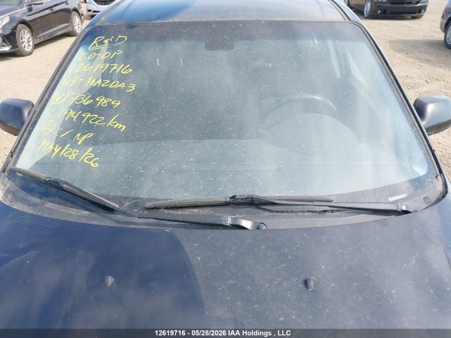 Aukcja sprzedaży 2007 Mazda Mazda3 Gs/gx, vin: JM1BK32F571736989, numer aukcji: 12619716