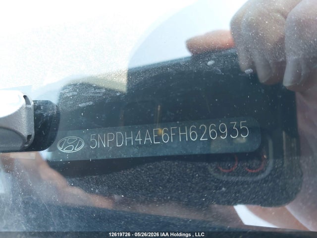 5NPDH4AE6FH626935 Hyundai ELANTRA GL