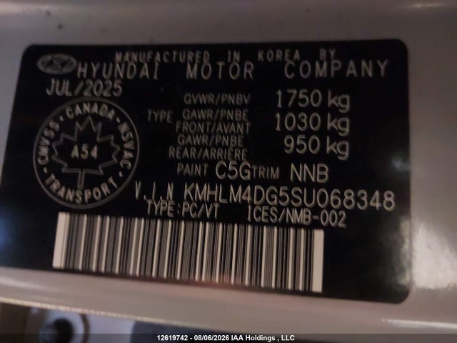 Hyundai Elantra 2025 KMHLM4DG5SU068348 Image 9