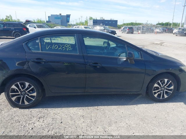 2013 Honda Civic Ex მანქანა იყიდება აუქციონზე, vin: 2HGFB2F57DH102398, აუქციონის ნომერი: 12619777