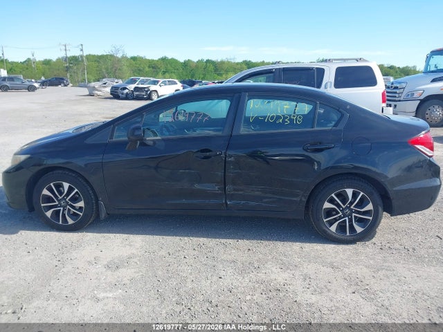 2013 Honda Civic Ex მანქანა იყიდება აუქციონზე, vin: 2HGFB2F57DH102398, აუქციონის ნომერი: 12619777