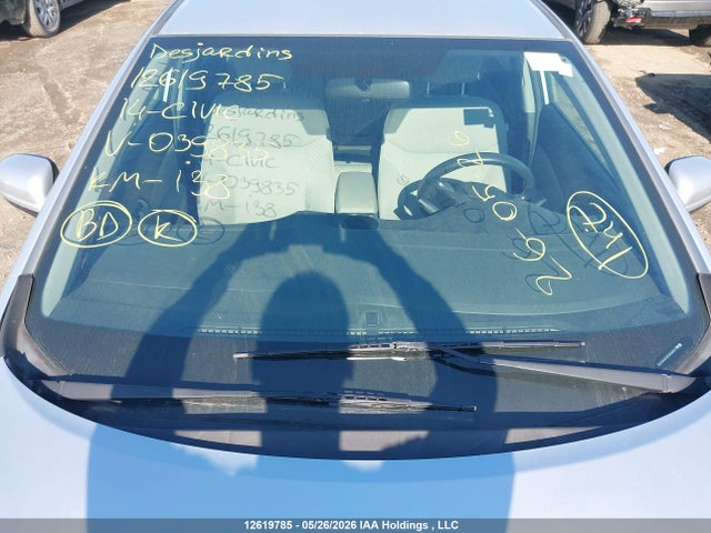 Aukcja sprzedaży 2014 Honda Civic Lx, vin: 2HGFB2F44EH039835, numer aukcji: 12619785