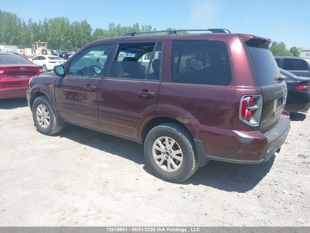 Продажа на аукционе авто 2007 Honda Pilot Ex-l, vin: 5FNYF186X7B015231, номер лота: 12619801