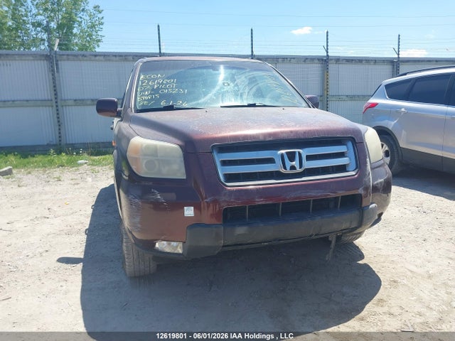 Продажа на аукционе авто 2007 Honda Pilot Ex-l, vin: 5FNYF186X7B015231, номер лота: 12619801