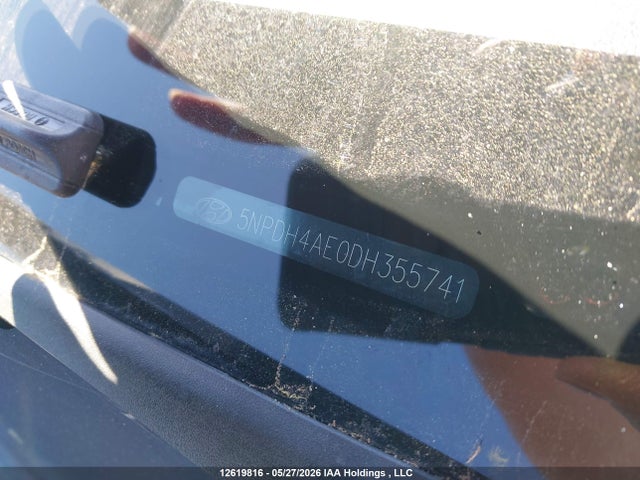 12619816 :رقم المزاد ، 5NPDH4AE0DH355741 vin ، 2013 Hyundai Elantra Gls/limited مزاد بيع