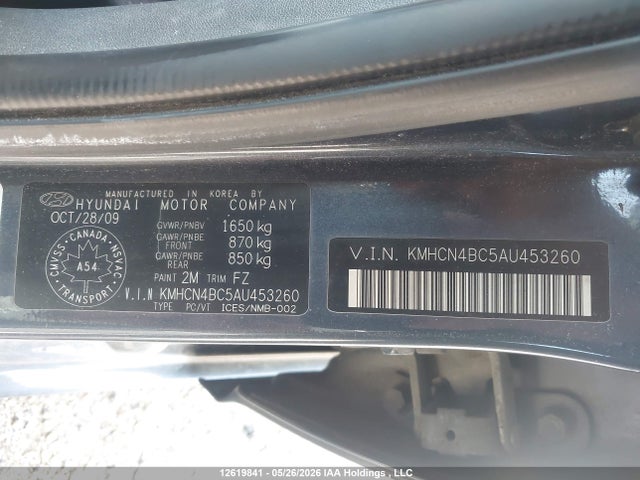 Auction sale of the 2010 Hyundai Accent Gls, vin: KMHCN4BC5AU453260, lot number: 12619841