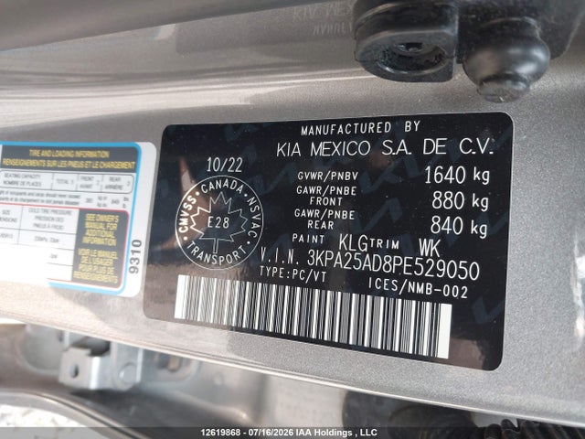 KIA RIO S 2023 3KPA25AD8PE529050 Image 9