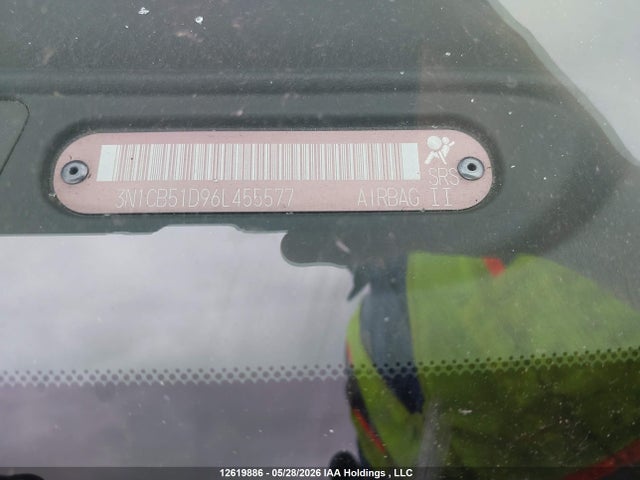 Aukcja sprzedaży 2006 Nissan Sentra 1.8/1.8s, vin: 3N1CB51D96L455577, numer aukcji: 12619886