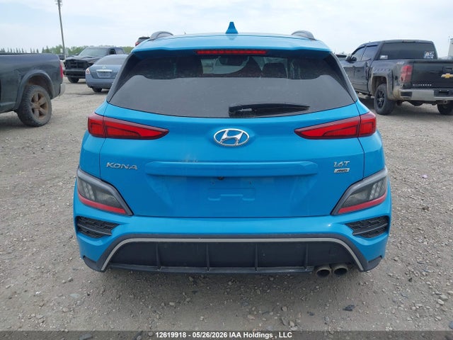 2023 Hyundai Kona Limited მანქანა იყიდება აუქციონზე, vin: KM8K5CA35PU951233, აუქციონის ნომერი: 12619918