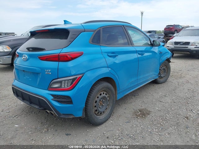 2023 Hyundai Kona Limited მანქანა იყიდება აუქციონზე, vin: KM8K5CA35PU951233, აუქციონის ნომერი: 12619918