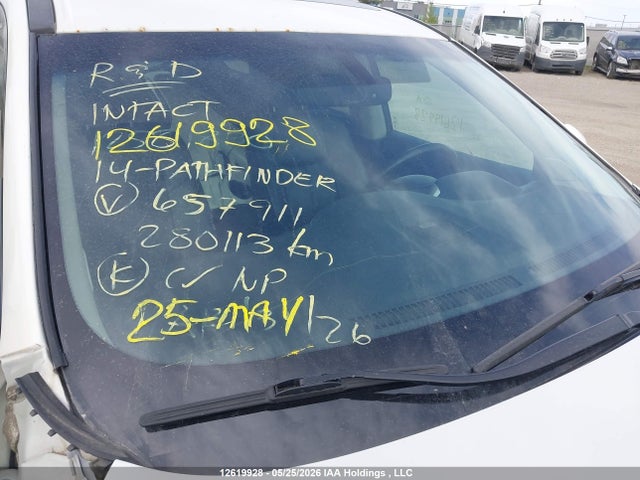 12619928 :رقم المزاد ، 5N1AR2MM8EC657911 vin ، 2014 Nissan Pathfinder Platinum/s/sl/sv مزاد بيع