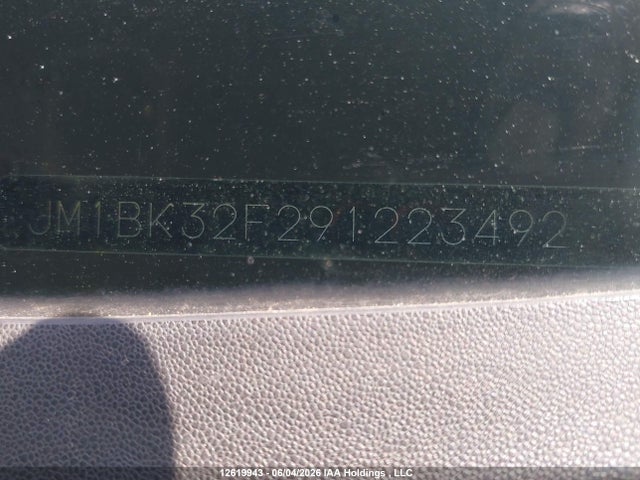 12619943 :رقم المزاد ، JM1BK32F291223492 vin ، 2009 Mazda 3 I مزاد بيع