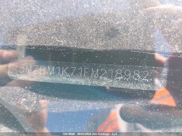 3MZBM1K71FM218982 Mazda Mazda3 Gx
