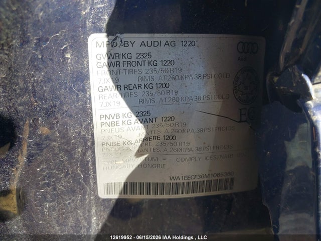 Audi Q3 2021 WA1EECF36M1065360 Image 9