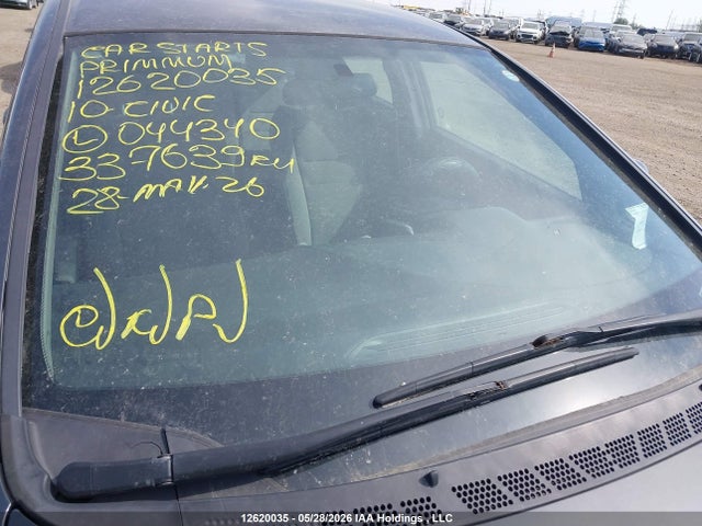 12620035 :رقم المزاد ، 2HGFA1F43AH044340 vin ، 2010 Honda Civic Dx-g مزاد بيع