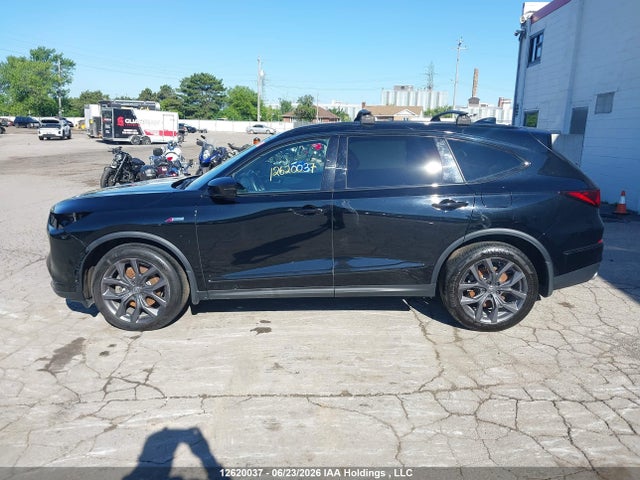 2022 Acura Mdx A-spec მანქანა იყიდება აუქციონზე, vin: 5J8YE1H05NL804994, აუქციონის ნომერი: 12620037