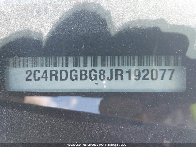 Продажа на аукционе авто 2018 Dodge Grand Caravan Cvp/sxt, vin: 2C4RDGBG8JR192077, номер лота: 12620059