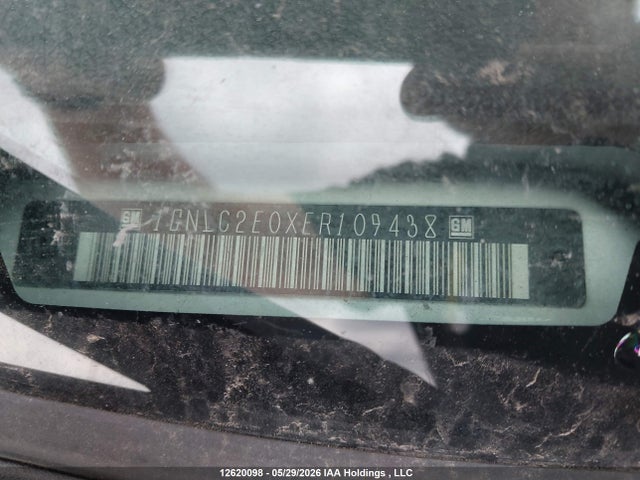 Aukcja sprzedaży 2014 Chevrolet Tahoe Police, vin: 1GNLC2E0XER109438, numer aukcji: 12620098