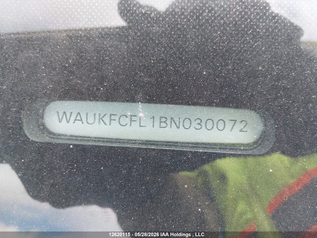12620115 :رقم المزاد ، WAUKFCFL1BN030072 vin ، 2011 Audi A4 مزاد بيع