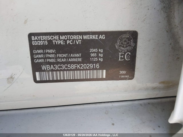 WBA3C3C58FK202916 BMW 320i Xdrive