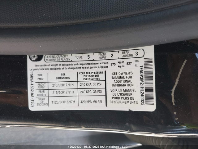 Ford FOCUS SEL 2017 1FADP3M21HL240023 Image 17