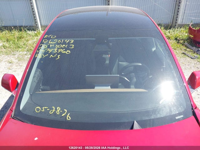 5YJ3E1EA0LF793960 Tesla Model 3 Standard Range Plus