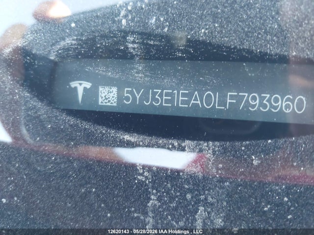 5YJ3E1EA0LF793960 Tesla Model 3 Standard Range Plus