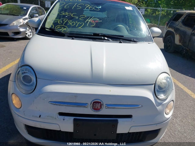 12615960 :رقم المزاد ، 3C3CFFDR9DT693042 vin ، 2013 Fiat 500c Pop مزاد بيع