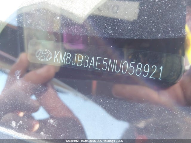 Продаж на аукціоні авто 2022 Hyundai Tucson Preferred Fwd, vin: KM8JB3AE5NU058921, номер лоту: 12620192