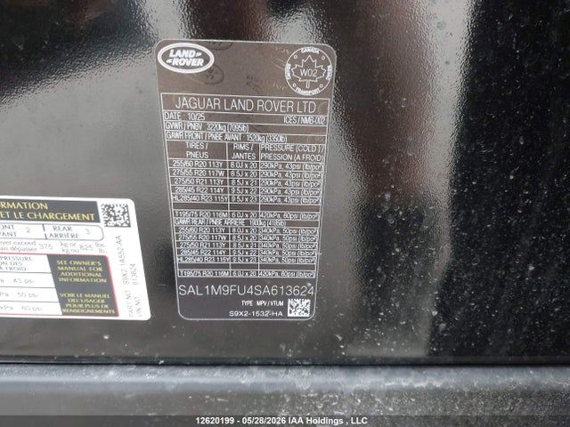 SAL1M9FU4SA613624 Land Rover Range Rover Sport P400 Dynamic Hse