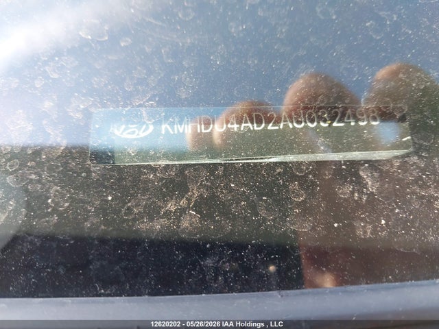 12620202 :رقم المزاد ، KMHDU4AD2AU032498 vin ، 2010 Hyundai Elantra Gls مزاد بيع