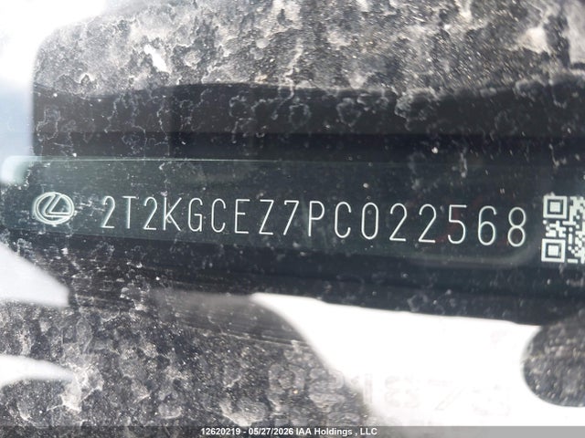2T2KGCEZ7PC022568 Lexus NX 350