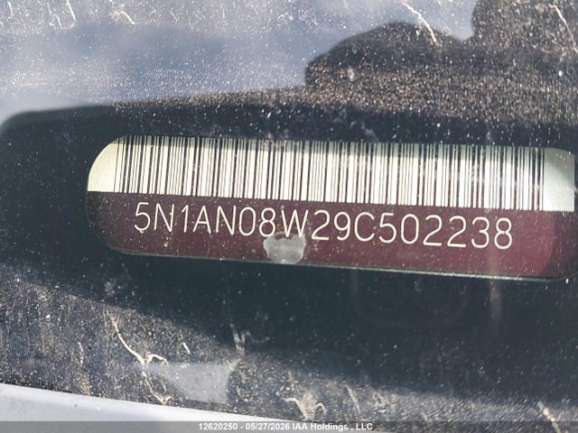 Aukcja sprzedaży 2009 Nissan Xterra Off Road/s/se, vin: 5N1AN08W29C502238, numer aukcji: 12620250