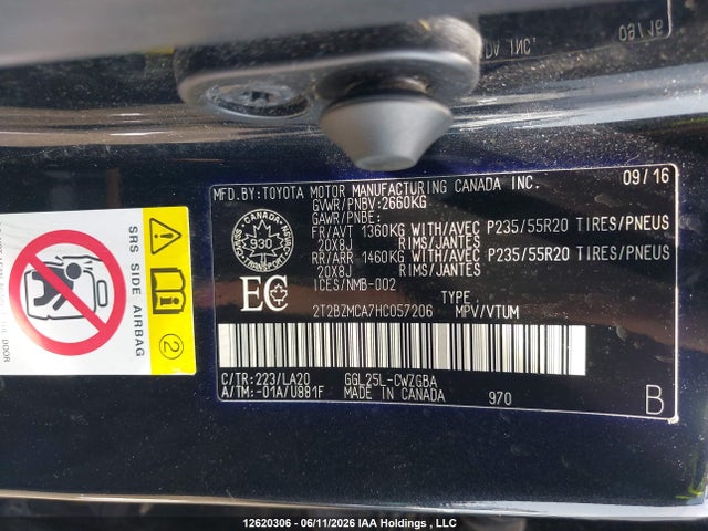 2T2BZMCA7HC057206 Lexus Rx 350/base/f Sport