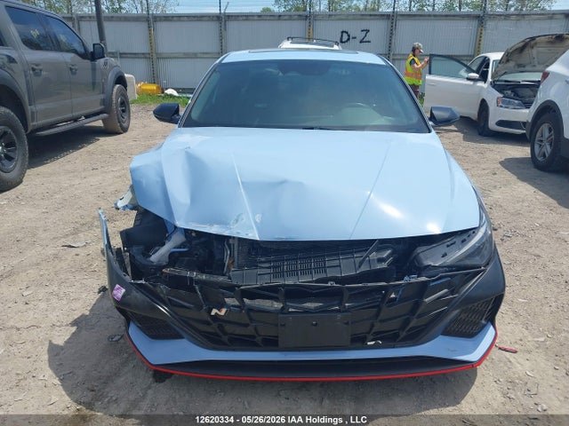 2022 Hyundai Elantra N Manual მანქანა იყიდება აუქციონზე, vin: KMHLW4AK4NU001912, აუქციონის ნომერი: 12620334