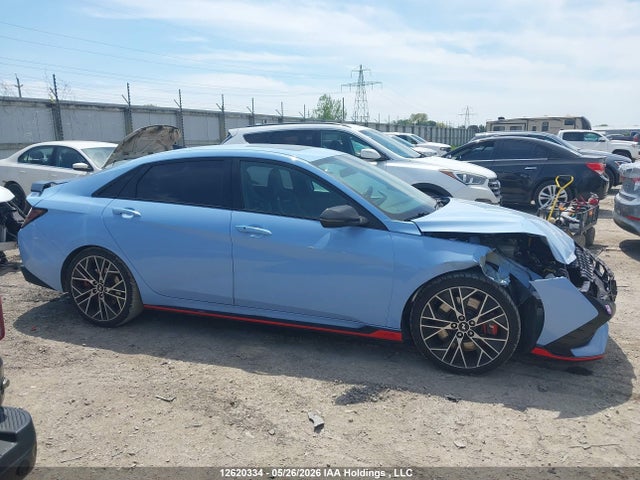 2022 Hyundai Elantra N Manual მანქანა იყიდება აუქციონზე, vin: KMHLW4AK4NU001912, აუქციონის ნომერი: 12620334