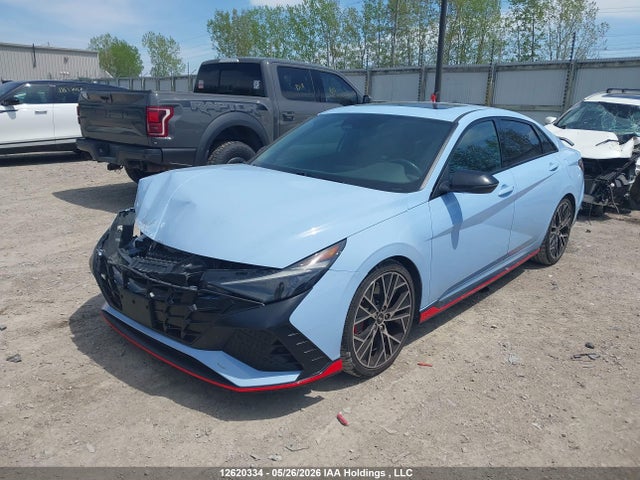 2022 Hyundai Elantra N Manual მანქანა იყიდება აუქციონზე, vin: KMHLW4AK4NU001912, აუქციონის ნომერი: 12620334