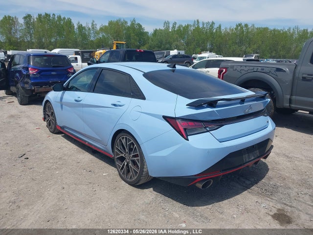 2022 Hyundai Elantra N Manual მანქანა იყიდება აუქციონზე, vin: KMHLW4AK4NU001912, აუქციონის ნომერი: 12620334