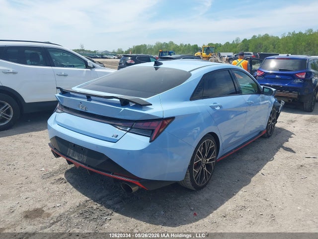 2022 Hyundai Elantra N Manual მანქანა იყიდება აუქციონზე, vin: KMHLW4AK4NU001912, აუქციონის ნომერი: 12620334