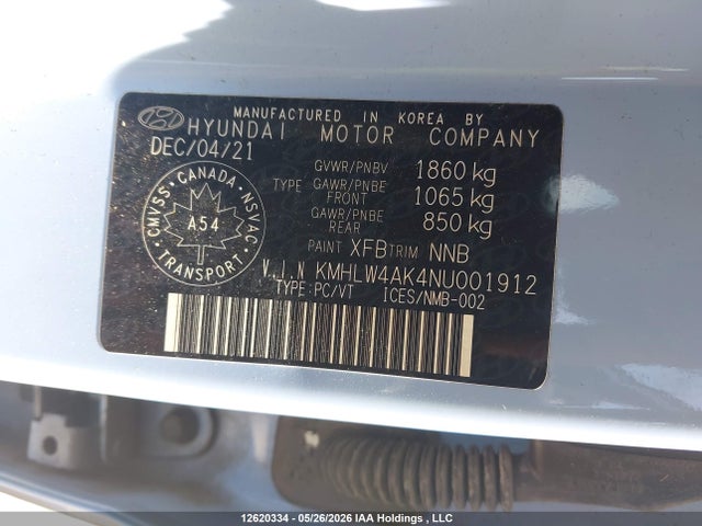 2022 Hyundai Elantra N Manual მანქანა იყიდება აუქციონზე, vin: KMHLW4AK4NU001912, აუქციონის ნომერი: 12620334