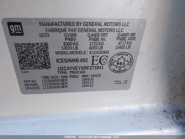 1GC4YVEYXRF271941 Chevrolet Silverado 3500hd High Country