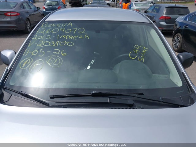 12609072 :رقم المزاد ، JF1GPAA66CH203800 vin ، 2012 Subaru Impreza 2.0i مزاد بيع